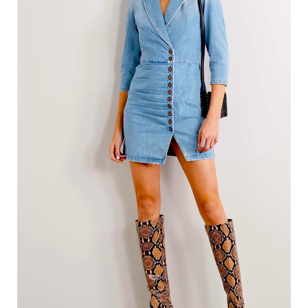 COPY - Retrofete  blue denim Willa dress